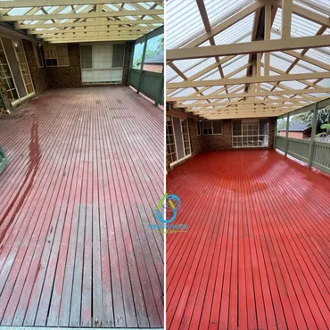 Deck and Patio Pressure Washing