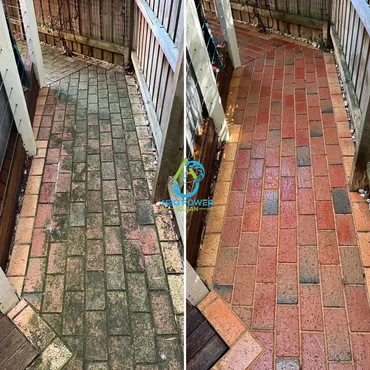 Before — slippery tiles