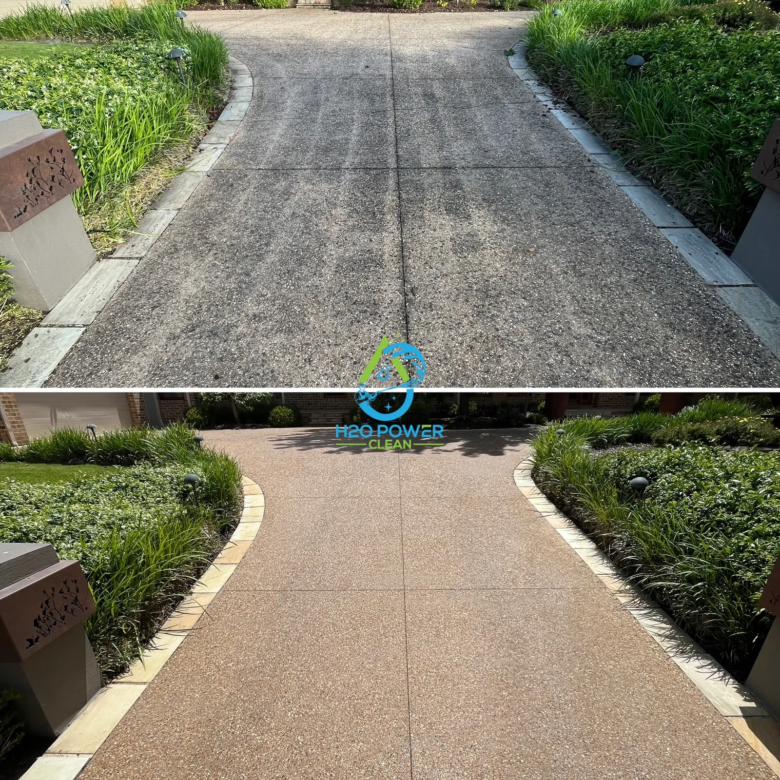 Wall or facade pressure cleaning